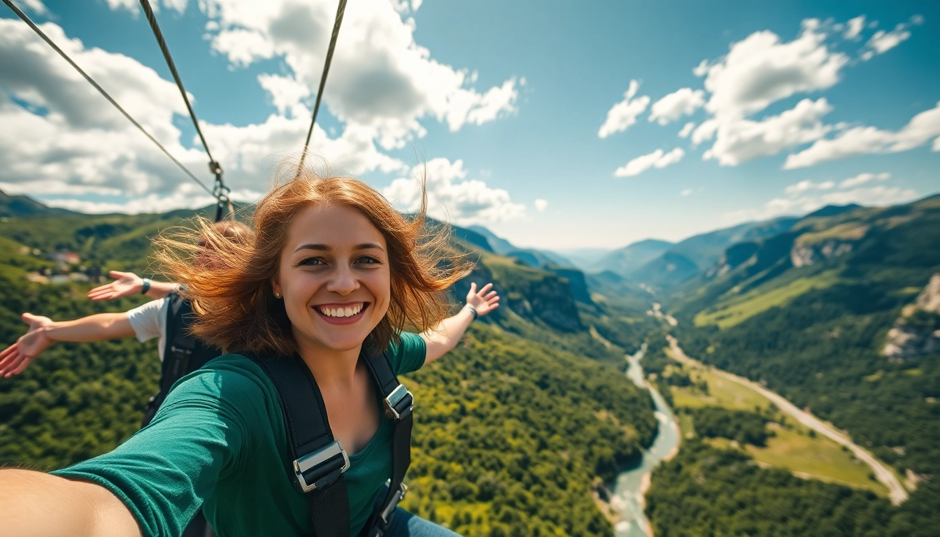 Uživajte v adrenalinu z Bovec zipline nad slikovito dolino Učja.
