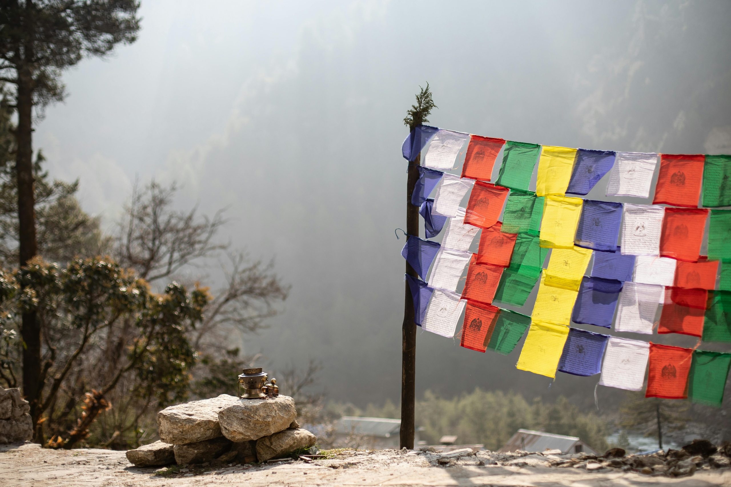 he Ancient Blessings Carried by the Wind Through Nepal Prayer Flags